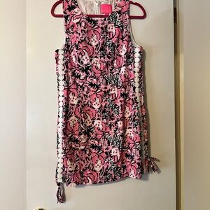 Lilly Pulitzer Mila Shift Dress Hangin with My Boo 10 Pandas 60th Anniversary